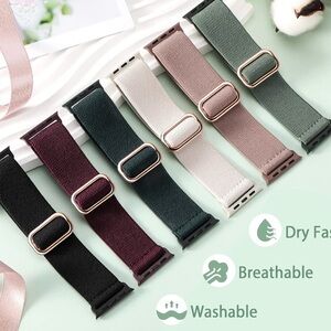 Set of 6 made for Apple Watch bands, NWOT, price is firm